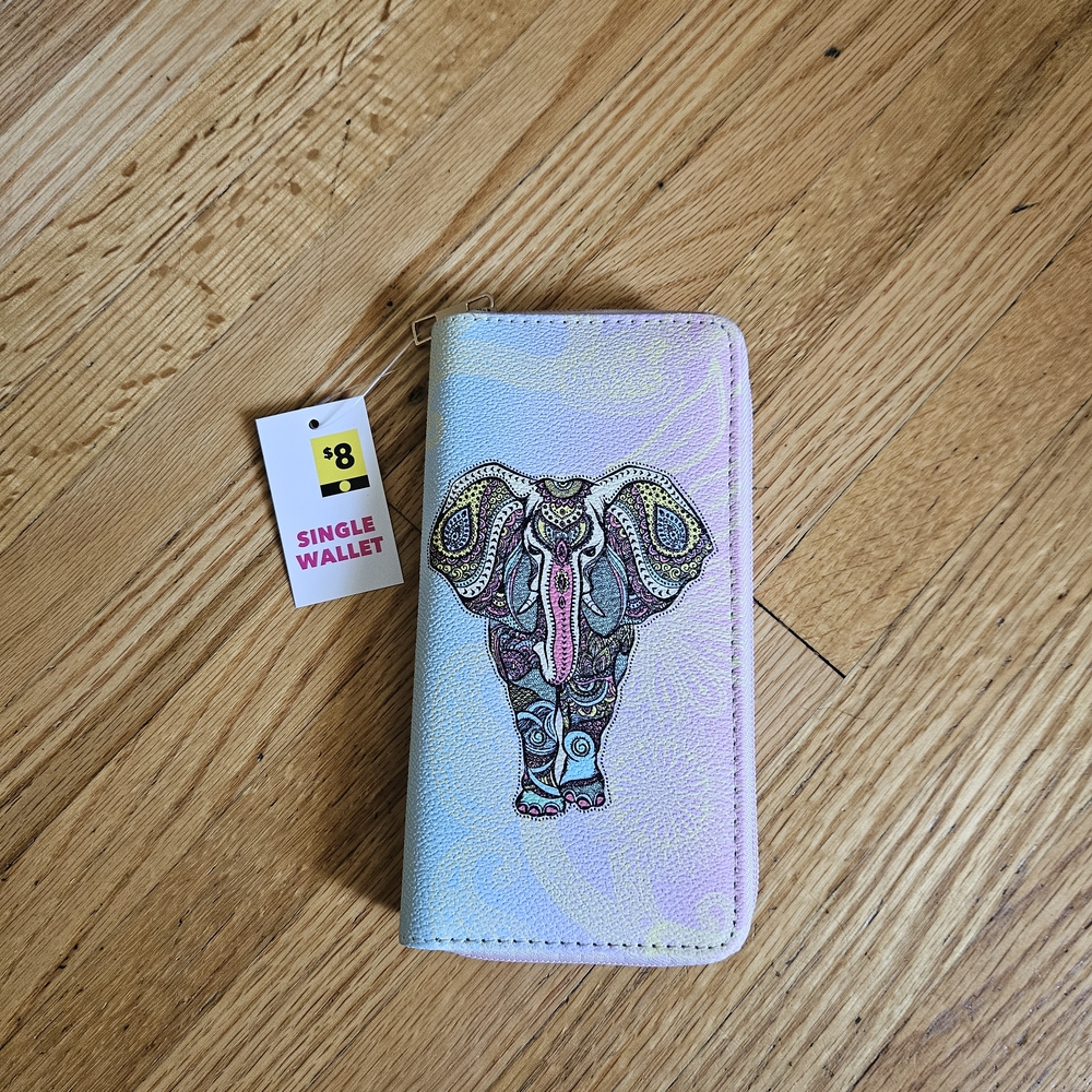 Elephant Design Women's Wallet - Multicolor